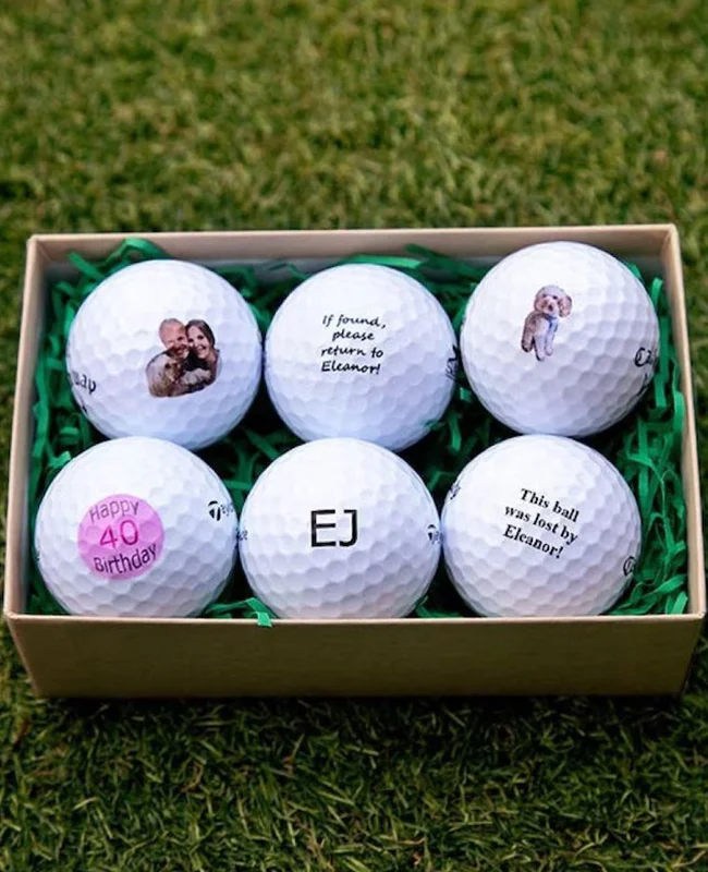 Personalized Golf Balls Set